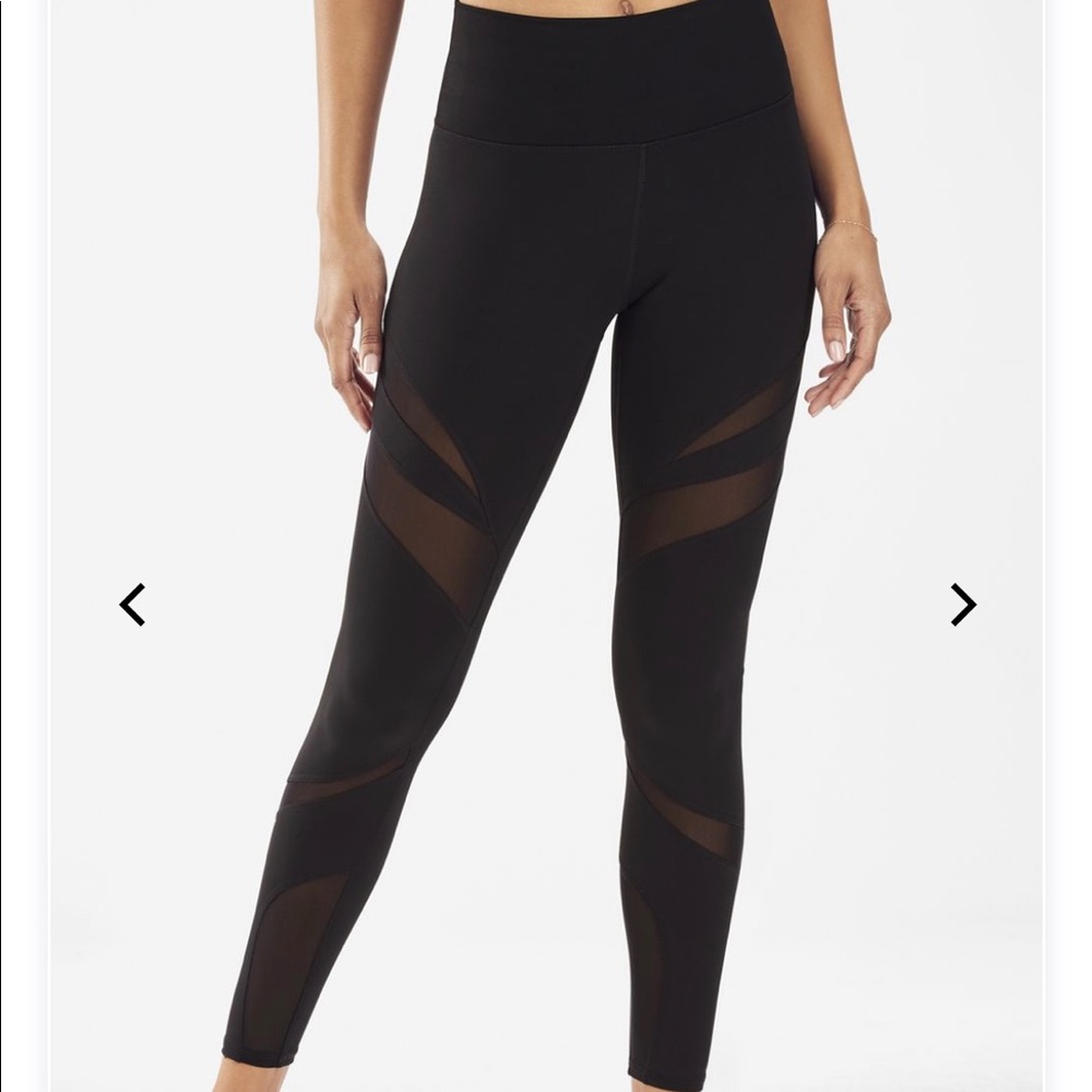 NWOT Fabletics Mesh Cut Out Leggings